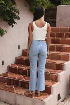 Cropped>Wrangler Reactions Tank Blush Sunrise
