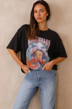 T-Shirts|Shirts>Wrangler Slouch Tee Rainbow Tears