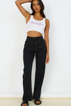 Tank Tops And Singlets|Cropped>Wrangler The Reaction Tank White Lilac