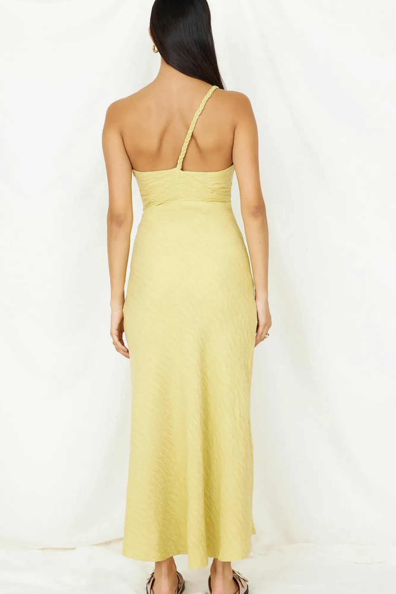 Wedding Guest Dresses|Cocktail Dresses>Hello Molly Wrinkle In Time Maxi Dress Yellow