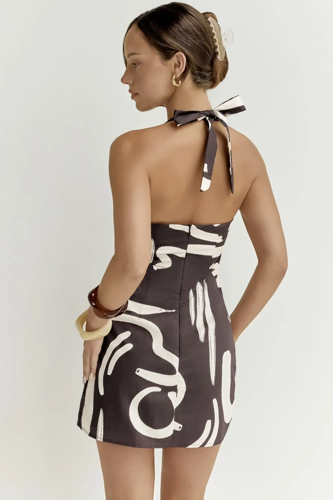Vacation Dresses|Date Night Dresses>RUNAWAY THE LABEL Yokono Mini Dress York Black