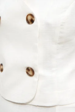 Fashion Tops And Vests|Cropped>Hello Molly Yolanda Vest Top White