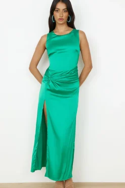 Wedding Guest Dresses|Cocktail Dresses>Hello Molly You Get Me Maxi Dress Green