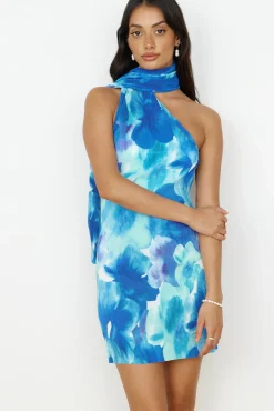 Vacation Dresses|Spring Break Dresses>Hello Molly Your Aura Mini Dress Blue