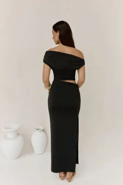 Wedding Guest Dresses|Cocktail Dresses>Hello Molly Your Devotion Maxi Dress Black