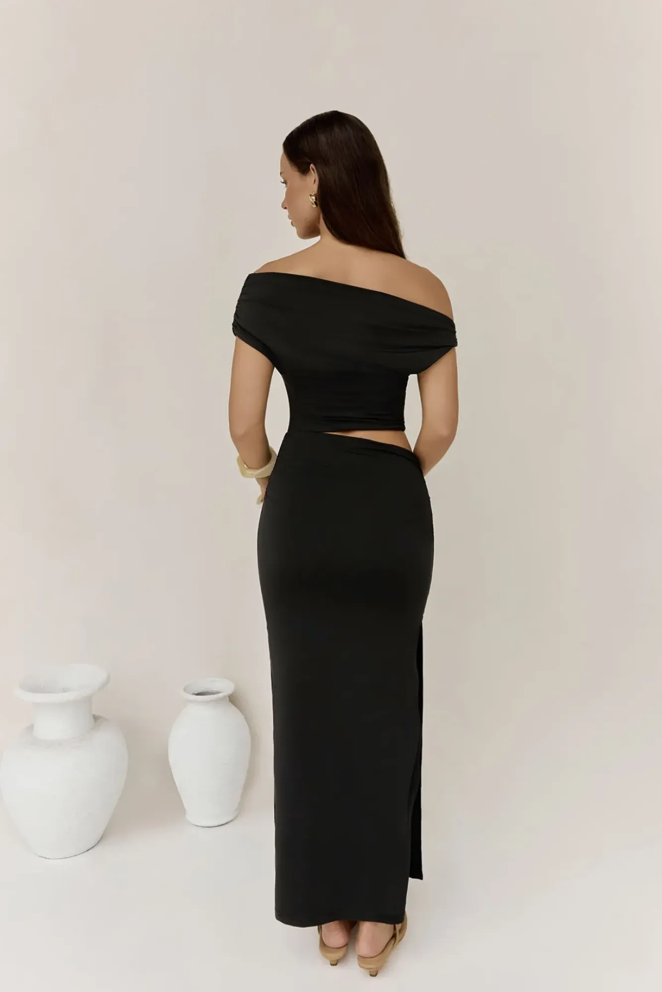 Wedding Guest Dresses|Cocktail Dresses>Hello Molly Your Devotion Maxi Dress Black