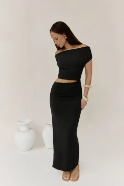 Wedding Guest Dresses|Cocktail Dresses>Hello Molly Your Devotion Maxi Dress Black