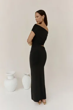 Wedding Guest Dresses|Cocktail Dresses>Hello Molly Your Devotion Maxi Dress Black