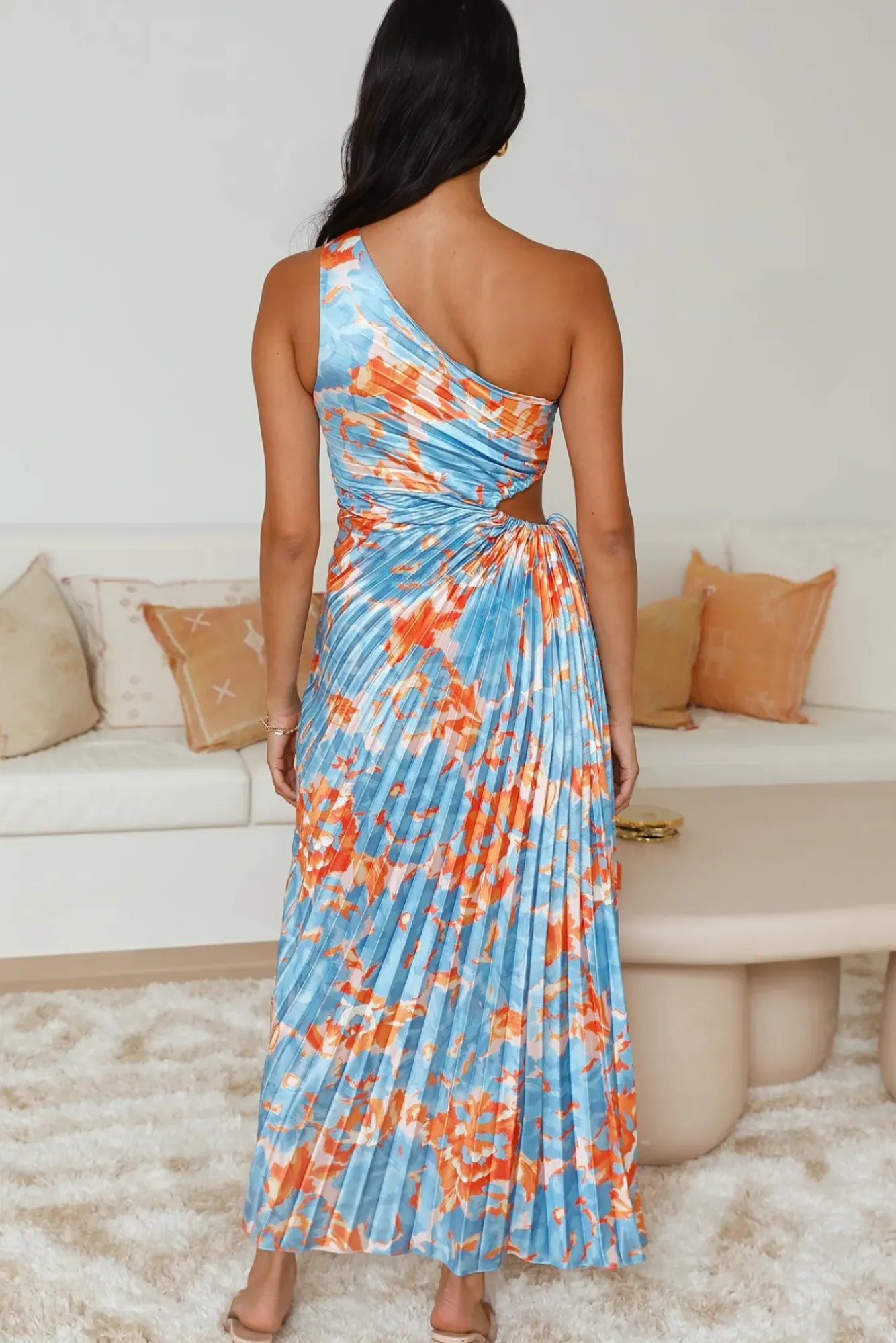 Wedding Guest Dresses|Cocktail Dresses>Hello Molly Your Promises Maxi Dress Blue