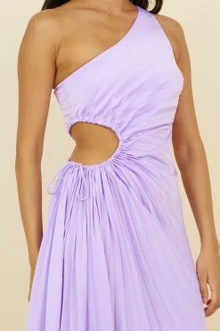 Wedding Guest Dresses|One Shoulder Dresses>Hello Molly Your Promises Maxi Dress Purple
