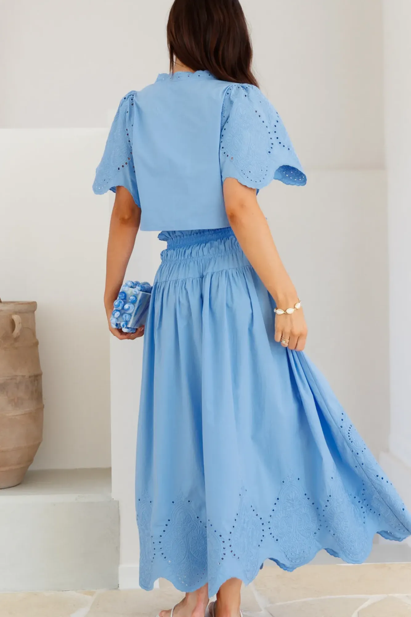 Skirt And Top Sets>SOFIE THE LABEL Your Soul Maxi Skirt Blue