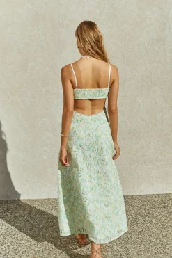 Wedding Guest Dresses|Vacation Dresses>Hello Molly Zahara Maxi Dress Green