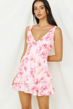 Spring Break Dresses|Date Night Dresses>Hello Molly Zephyr Nights Mini Dress Pink